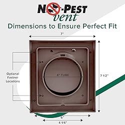 NO-PEST VENT, Exclusive Dual Door Dryer Vent Cover