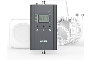 ZORIDA Cell Phone Signal Booster for Home and Office, Boosts All US Carriers 5G 4G LTE Signal Up to 4,000 sq ft for Verizon AT&T T-Mobile etc, Cell Phone Booster with LCD & APP FCC Approved