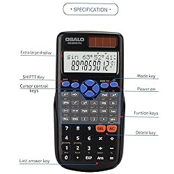OSALO Scientific Calculator Basic Large Display
