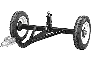 Tow Tuff TMD-1200ATV Weight Distributing Adjustable Trailer Dolly, 1200 lb