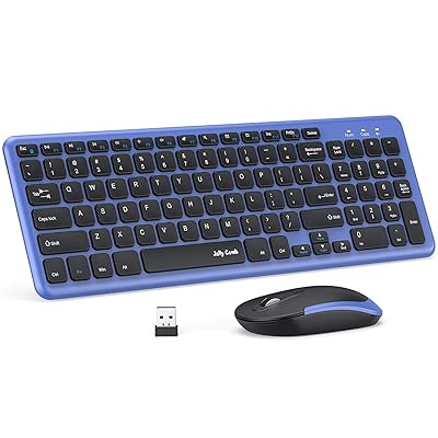 Jelly Comb Wireless Keyboard and Mouse Combo Slim, Kenya Ubuy