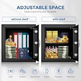 WASJOYE Safe Box Digital Keypad Large 42L Security Cabinet with 20mm Steel Bolts view 7