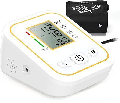 Jigerjs Blood Pressure Monitor CE Approved Rechargeable LED Display
