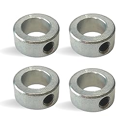 (4-Pack) 3/4” Bore Solid Steel Shaft Collars with