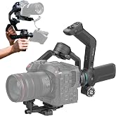 FeiyuTech SCORP-C2 AI Tracking Gimbal Stabilizer for Canon, Sony, Nikon | 7.7lb Payload, Bluetooth Shutter Control, Ergonomic Suspended Handle, Native Vertical Shooting, for Vlogs and TikTok Videos