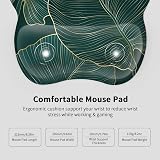 EooCoo Mouse Mat Wrist Support Ergonomic Gaming Pad Memory Foam 21.5x24.5cm view 5