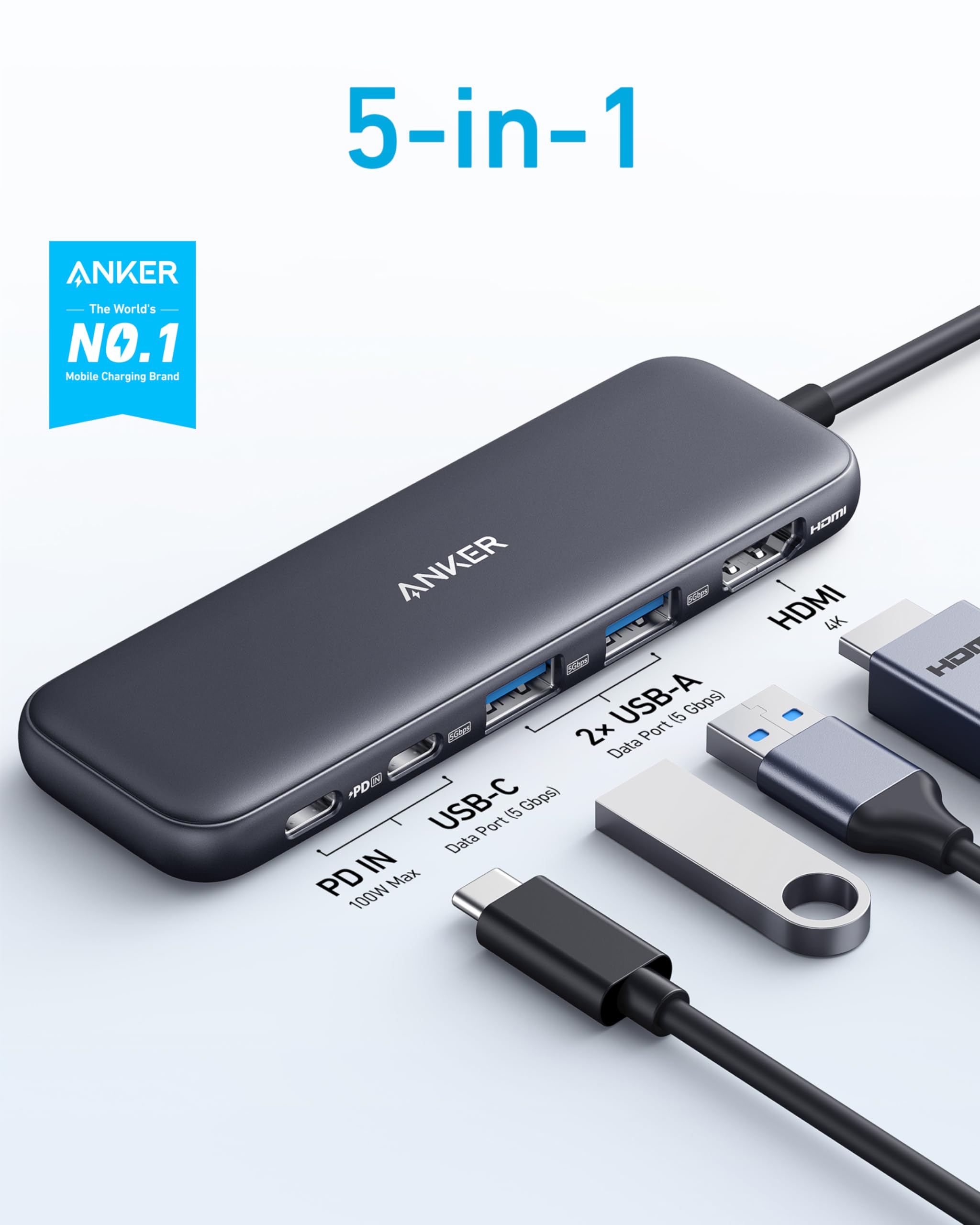 USB-C Hub (5-in-1)