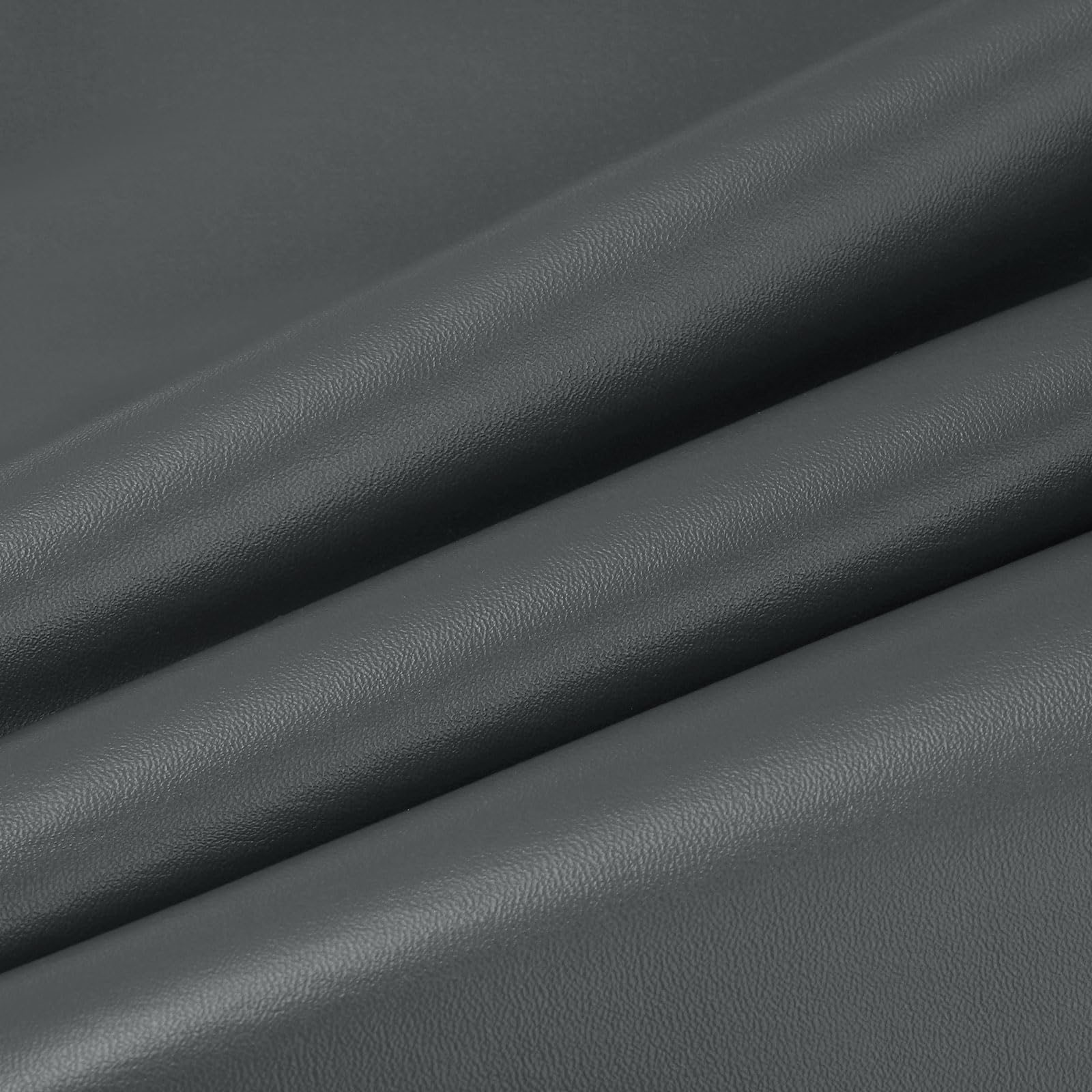 PATIKIL 54x19.7x0.03 Inch Faux Leather Sheets, Soft Colored Faux PU Leather Sheets Repair Fabric Patch for Book Binding, Repairing, Crafting, Sewing, Dark Grey