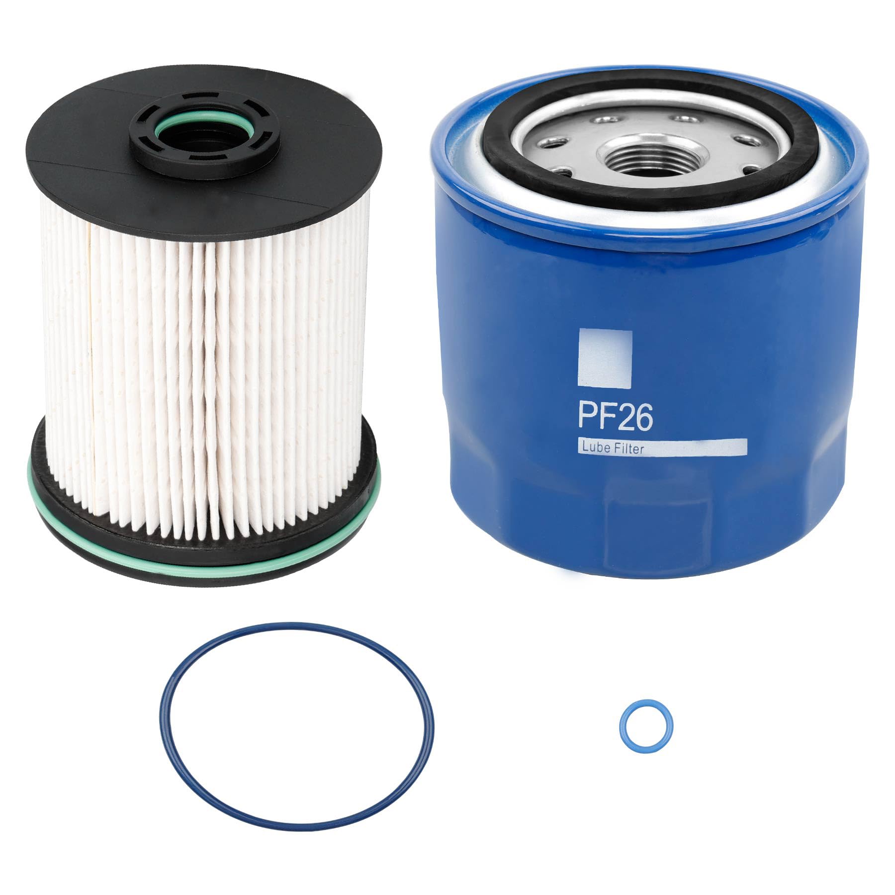 Photo 1 of 6.6L Duramax Filter Set- TP1015, PF26 Fuel/Oil Filter Compatible with 2020-2024 Chevy Silverado/GMC Sierra 2500HD 3500HD Diesel Engines