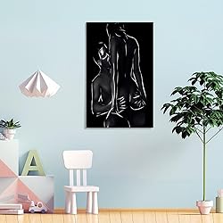 Modern Line Artwork Women And Men Nude Sexy Couples