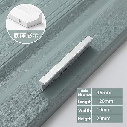 Schrankgriff, 1 stücke Silber Schubladengriffe, Aluminiumlegierung