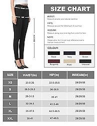 AFITNE Women's Yoga Dress Pants Skinny Pull On Work