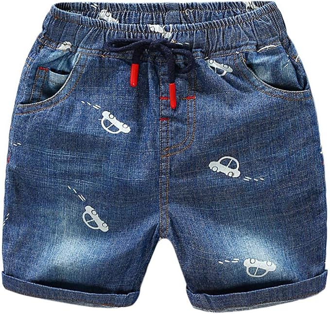Urmagic Bebe Garcon Short En Jean Pur Coton Poches En Biais Devant 2 7ans Amazon Fr Vetements Et Accessoires