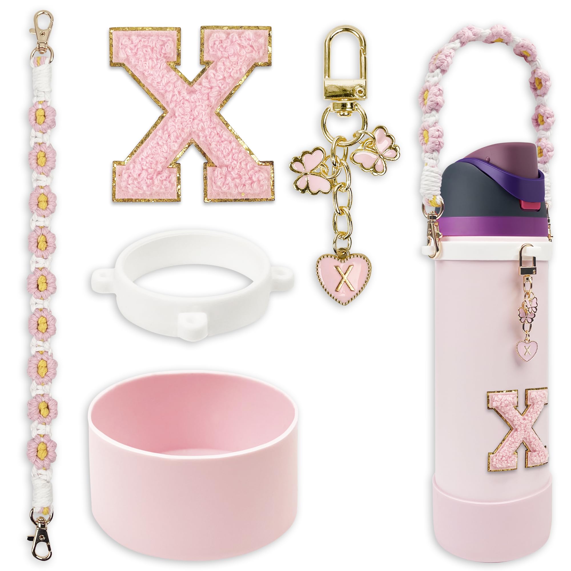 Silicone Boot Cute Monogram Set Compatible with
