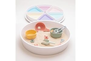 Inspire My Play Sensory Bin with Lid and Removable Storage Inserts - Sensory Bins for Toddler Crafts - Kids Sensory Toys for Autistic Children - Sensory Activities for Toddlers