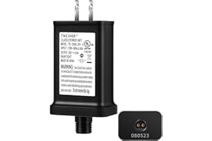 Enhon 29V 26W Class 2 LED Power Supply, UL Listed TS-26W29V LED Transformer Replacement, IP44 Waterproof Low Voltage Christmas Tree US Plug Adapter for LED String Light and Christmas Xmas Tree Light