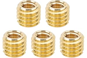 PATIKIL 1/4" Female to 3/8" Male Convert Screws Adapter, 5 Pcs Tripod Thread Adapter Mount for Camera Monopod Video DSLR SLR 