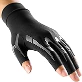 FREETOO All-Around Compression Arthritis Gloves for Women for Pain, Carpal Tunnel Relief Gloves for Men, Hand Compression Gloves for Crocheting, Rheumatoid Arthritis. Fit Palm 7.3‘’-8.3‘’ Black M