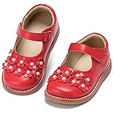 Kolan Todder Little Girls Oxford Shoes Mary Jane T-Strap School Uniform Party Dress Flat Shoes