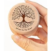 Small Wood Urn for Human Ashes, Tree of Life Wooden Box Urns for Ashes - Biodegradable Cremation Urns for Human Ashes or Pet Ashes, Pet Hair Keepsake Box