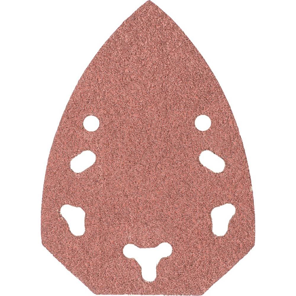 kwb Quick-Stick Triangular Sanding Discs 96X136 Mm With Grit 40, tool-Free Change, Synthetic Resin Bonding and Reinforced Paper Backing for Coarse Sanding Of Wood and Metal