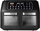 Tower Vizion Dual Compartment Air Fryer Oven 11L Vortx Digital Touch Panel