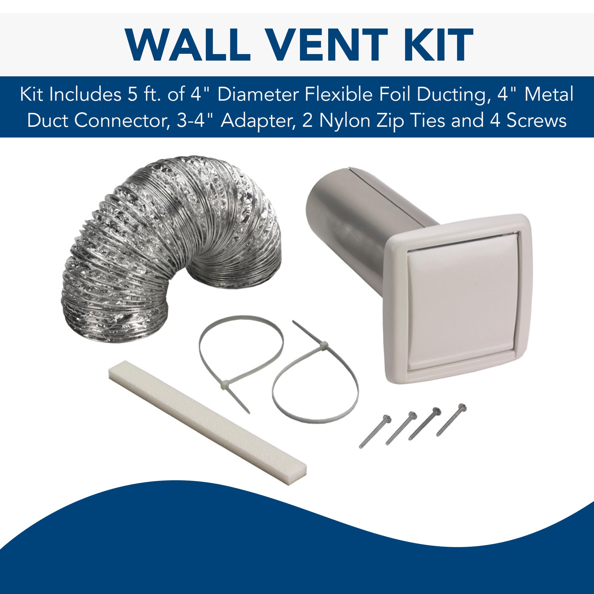 Mua Broan-NuTone WVK2A Flexible Wall Ducting Kit for Ventilation Fans ...