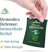 NOVEHA Demodex Eyelid Lash Wipes 60 ct Extra Strength Mites Itchy Eyes Relief view 2