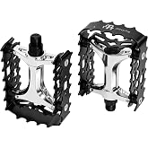 MTB Pedals Mountain Bike Pedals 9/16 Sealed Bearing,Aluminum Antiskid Durable Bicycle,Bike Platform Pedals Lightweight for BMX MTB