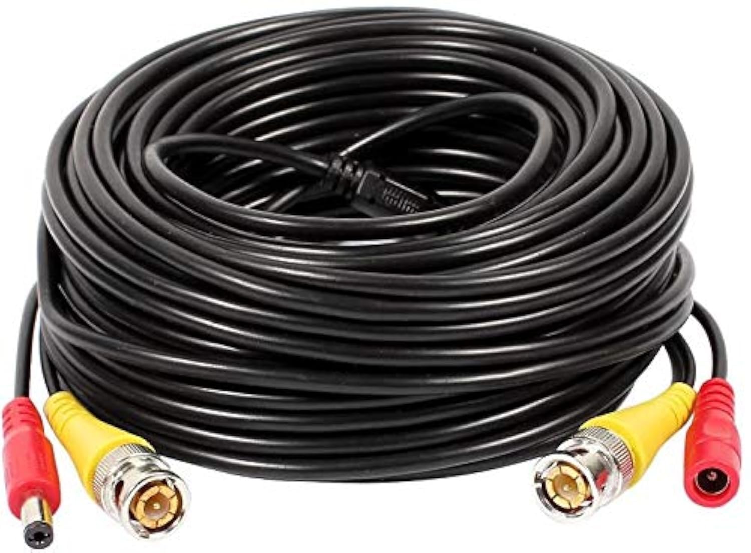 BW 10M/32.8ft BNC Video Power Cable Extension Cable For CCTV Camera DVR Security System Security Camera Cable for CCTV Surveillance DVR System (10M)