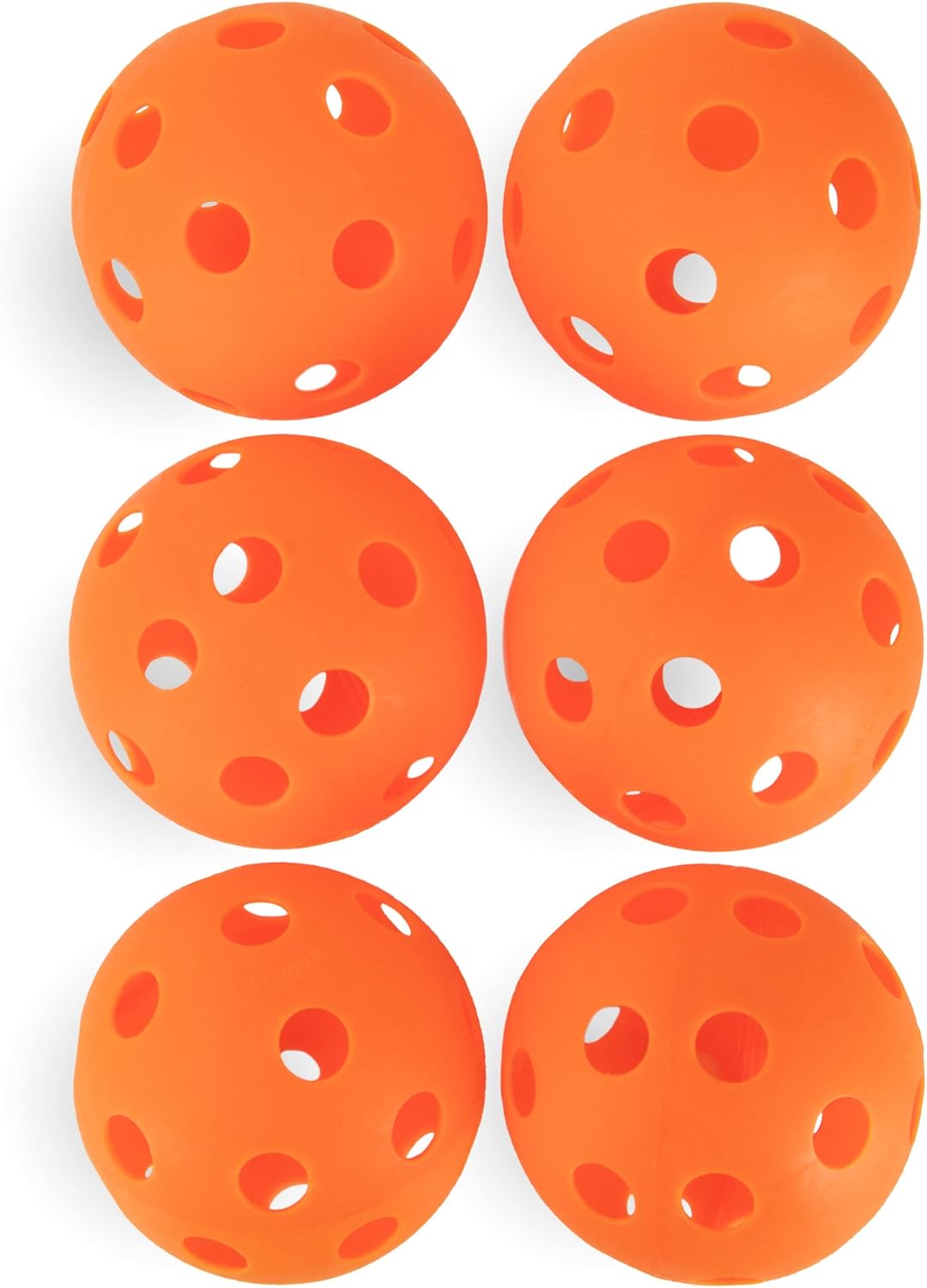 Crown Sporting Goods 6Pack of 12inch Plastic Softballs Perforated