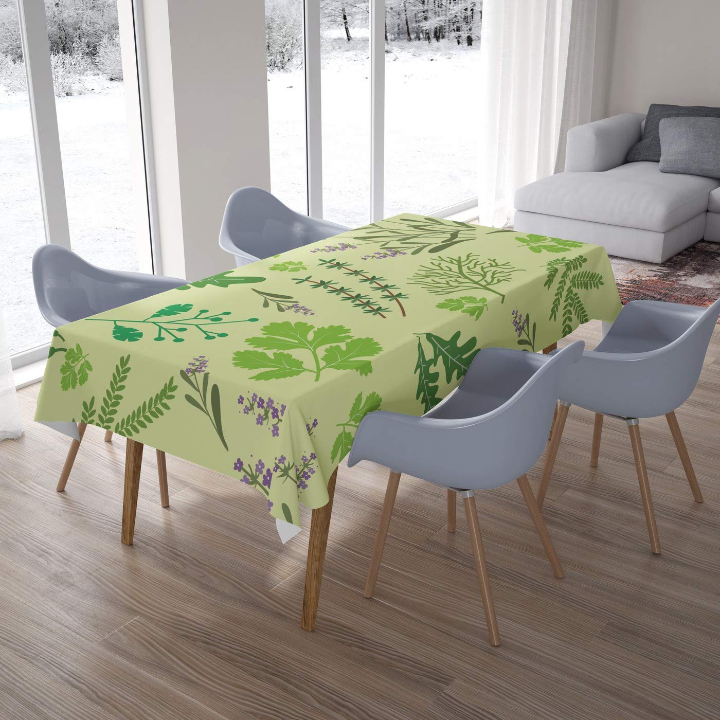 Bonamaison Kitchen Decoration, Tablecloth, 140cm x 200cm - Designed and Manufactured in Turkey