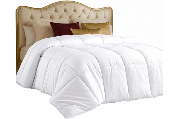 Utopia Bedding Duvet Insert, Full Size Comforter 82 x 86 Inches, White | Cozy All Season Comforter, Down Alternative Fill, So