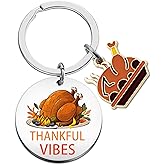 WEHBVF Turkey Keychain Thanksgiving Gifts for Adults Pumpkin Keychain Turkey Family Women Fall Keychains Pumpkins Charm Friendsgiving Gift Holiday Favors Friendsgiving Accessories