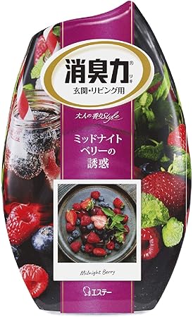 Amazon お部屋の消臭力 消臭芳香剤 部屋用 部屋 大人の贅沢 ミッドナイトベリーの香り 400ml 消臭力 置き型