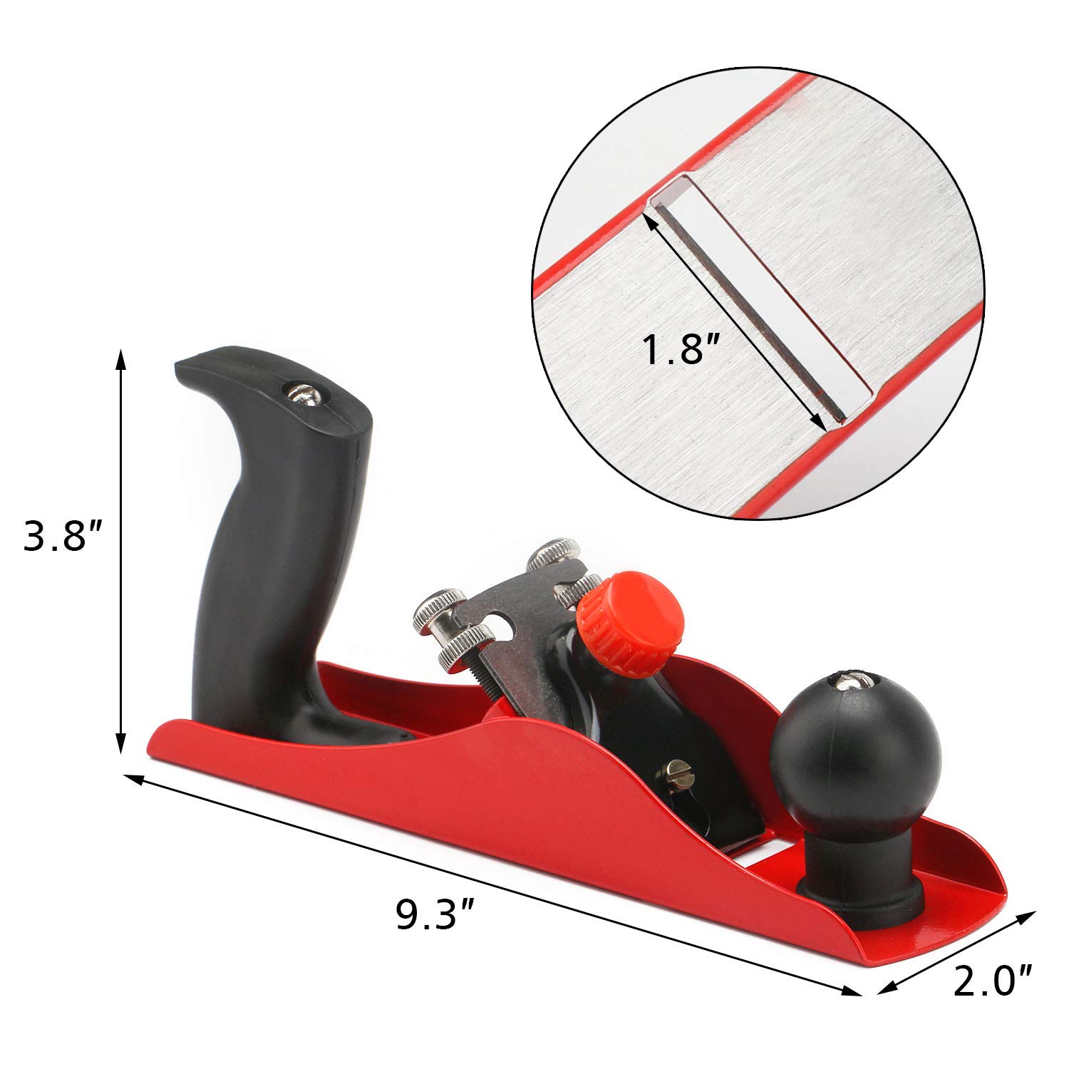 Adjustable Bench Plane, EnPoint Hand Plane for Woodworking, 91/3 Inch