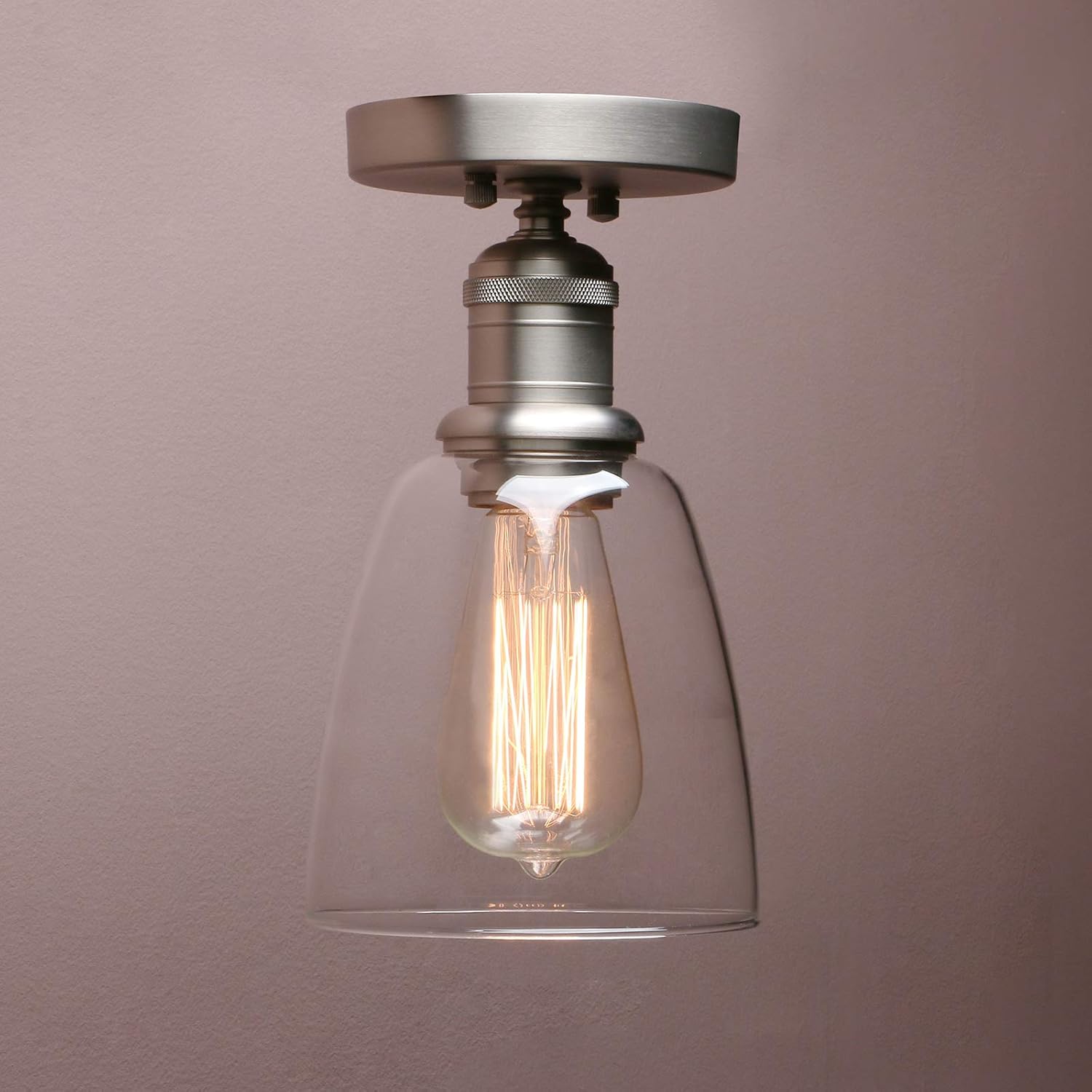 Yosoan Lighting Loft Bar Ceiling Pendant Light Fitting for Kitchen Island Living Room Bedroom Dining Room Bathroom - Image 3