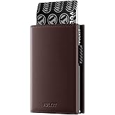 VULKIT Card Holder Wallet with Coin Pocket Magnetic Closure Pop Up Cards With ID Window Leather Wallet for Cash & Credit Cards | with Coin Pocket, Magnetic Closure, Pop Up Cards, With ID Window