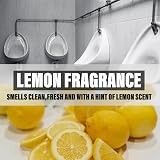 AZEAM Urinal Screens Deodorizer 10 Pack Lemon Scent Anti Splash Mats view 2