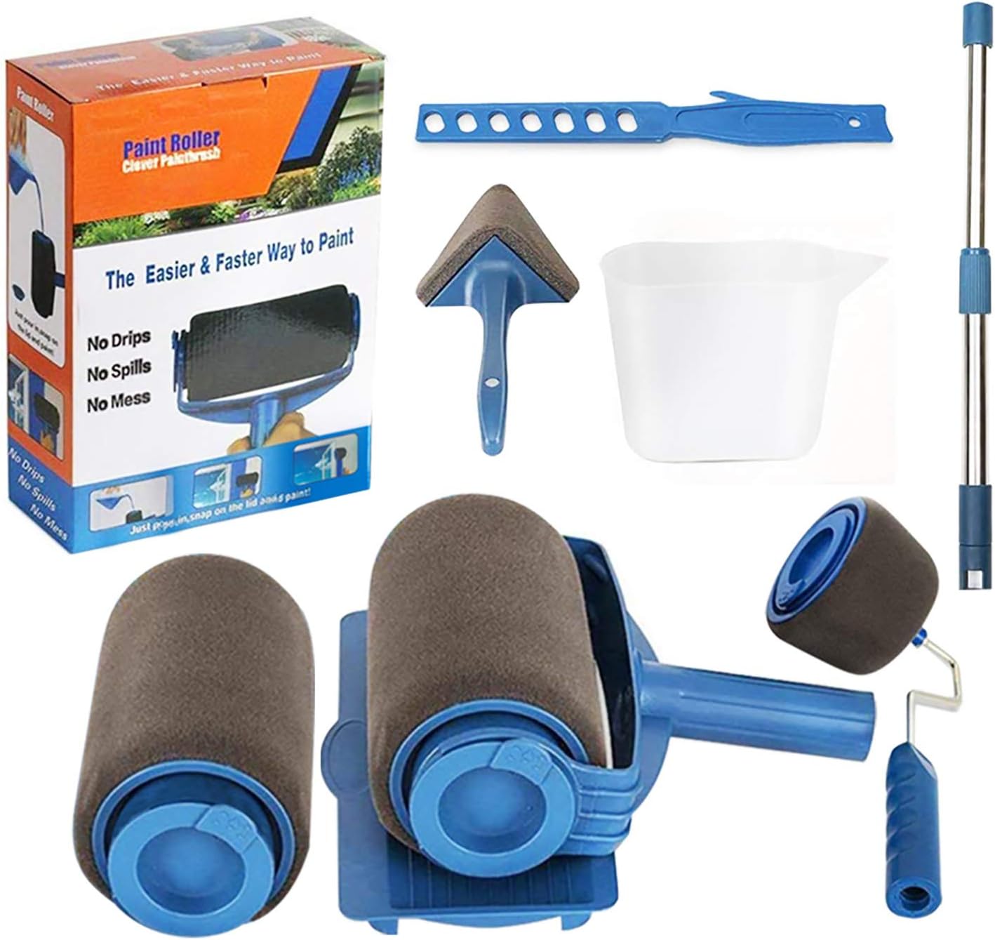 Paint Roller Set, M.A.K Paint Runner Kit Include 2 Roller/Upgrade