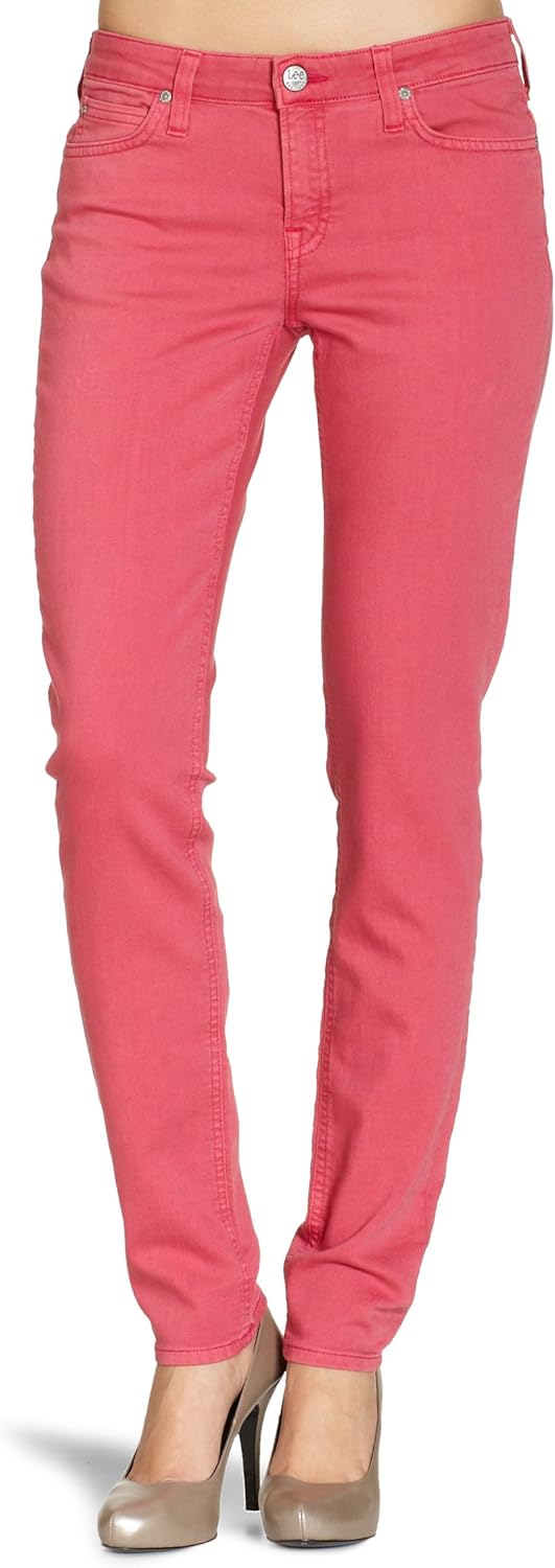 Lee Women's Scarlett Jeans Slim Fit, L526 Bgfw Pink 28W/35L Amazon.co.uk Clothing