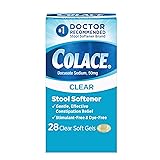 Colace Clear Stool Softener Soft Gel Capsules