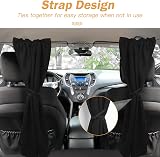 ZATOOTO Campervan Privacy Curtains 56x33 Suede Blackout Window Covers (Black) view 4