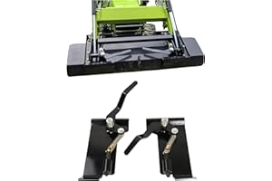 ECOTRIC Pair Skid Steer Quick Tach Attach Conversion Adapter Weld on Quick Attachment Plate Bobtach Kubota Latch Box Plate We