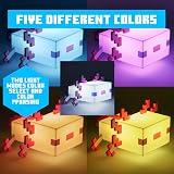 Paladone Minecraft Axolotl Light Official Licensed Lamp 5 Colour Modes view 5