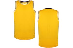 MESOSPERO Blank Basketball Jersey,Men's Mesh Athletic Sports Shirts Black Yellow White Blue Red S-3XL