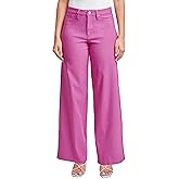 YMI Womens Women's Hyperstretch Forever Color High Rise Wide Leg Pants