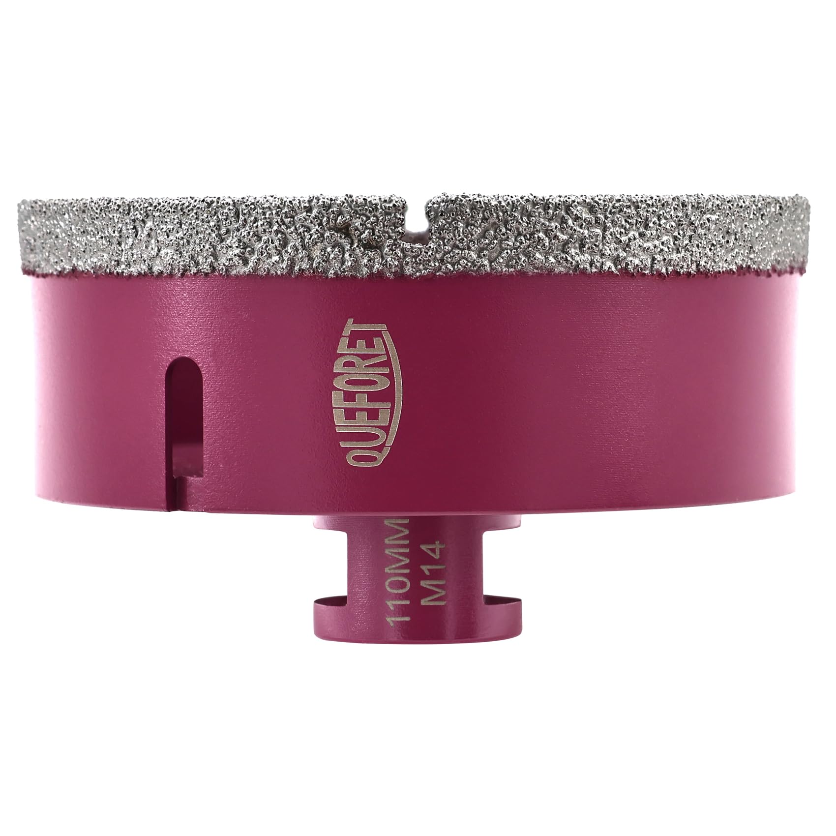 QUEFORET Diamond Drill Bit 110mm x M14 - Diamond Hole Saw for Ceramic Porcelain Tile Marble Granite — image 1
