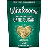 Wholesome Natural Cane Sugar, Fair Trade, Unrefined, Non GMO & Gluten Free, 1.5 Pound (Pack of 6)