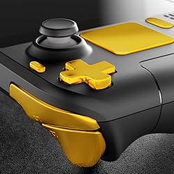 eXtremeRate Chrome Gold Replacement Full Set